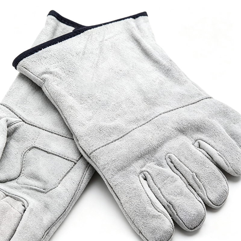 Schweißhandschuhe aus Rindsleder in Primärfarbe