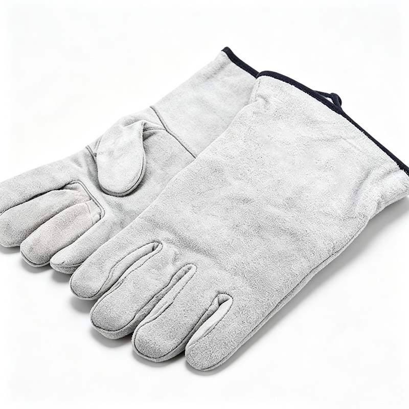 Schweißhandschuhe aus Rindsleder in Primärfarbe
