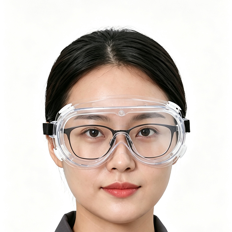 Schutzbrille gegen Chemikalienspritzer