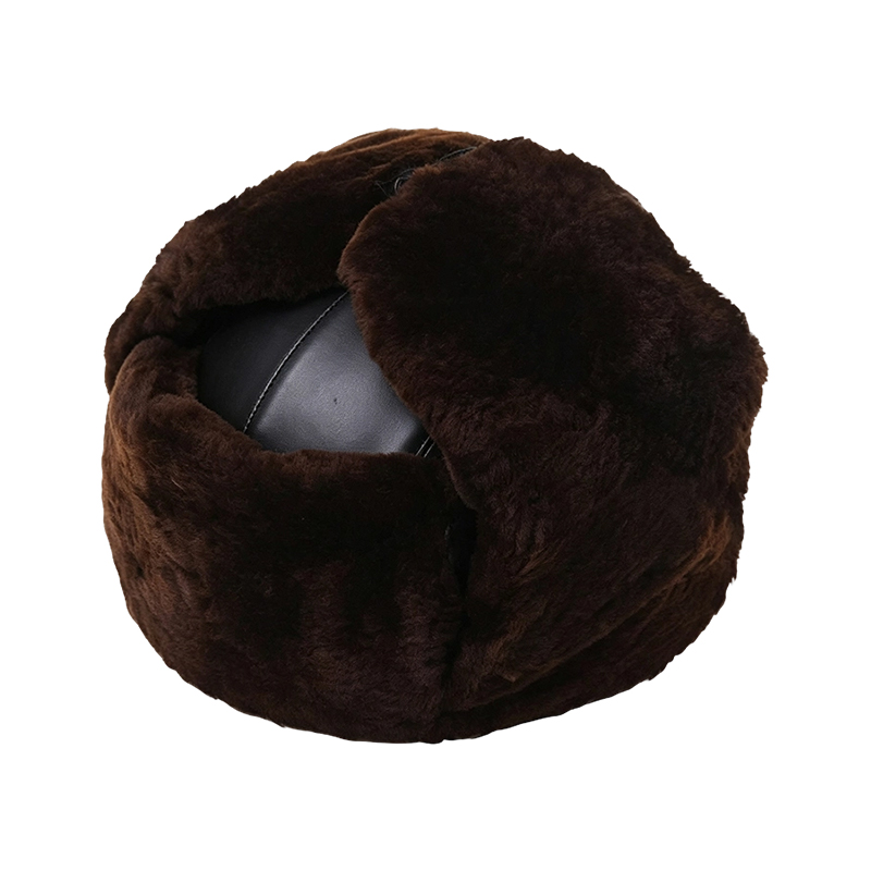 Kältebeständiger Schutzhelm mit Futter aus echtem Wollkaschmir