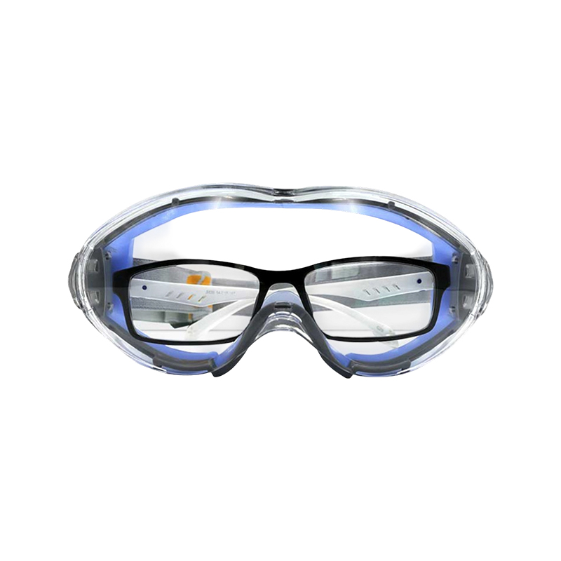 Hochklappbare Antibeschlag-Schutzbrille mit Doppellinse