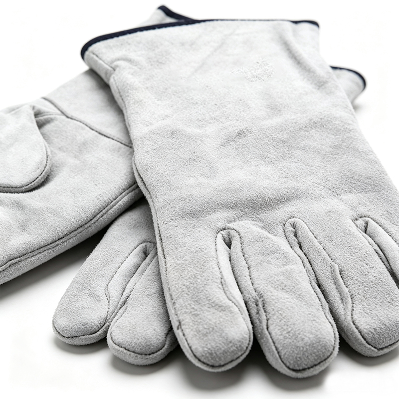 Schweißhandschuhe aus Rindsleder in Primärfarbe