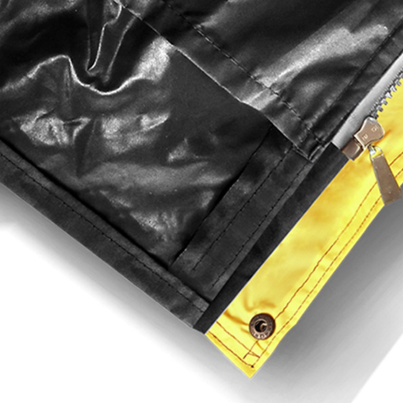 Zweischichtiger reflektierender Sicherheitsregenmantel aus PVC