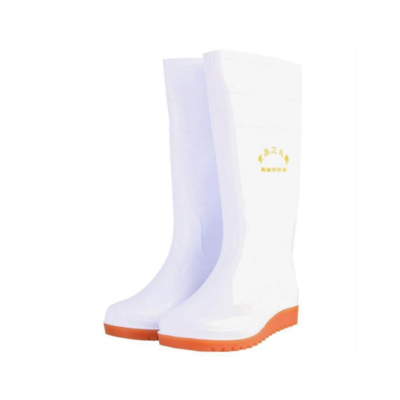 Weiße PVC-Regenstiefel in Lebensmittelqualität Weiße PVC-Regenstiefel in Lebensmittelqualität