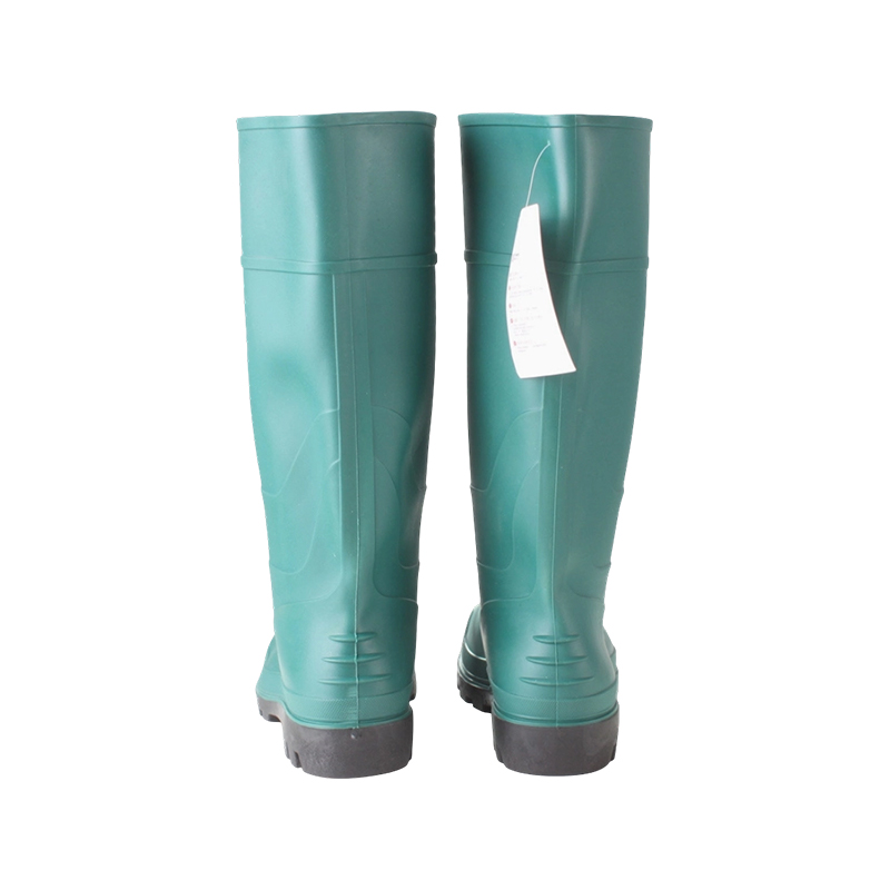 Grüne matte industrielle PVC-Regenstiefel
