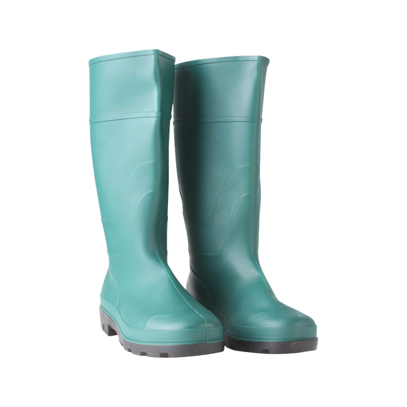 Grüne matte industrielle PVC-Regenstiefel Grüne matte industrielle PVC-Regenstiefel