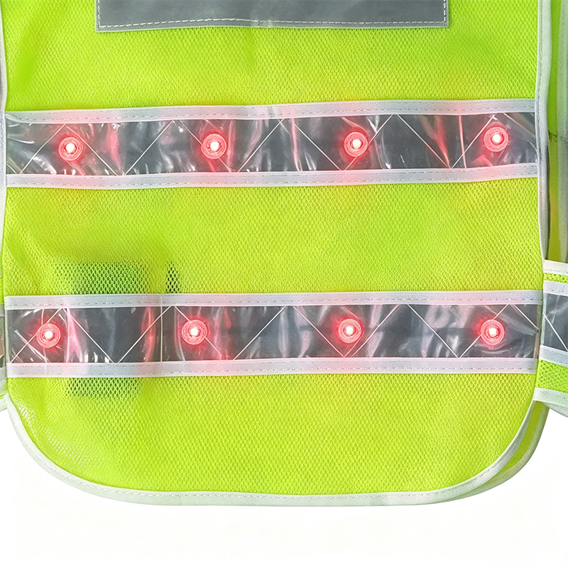 Aktiv beleuchtete LED-Reflektor-Sicherheitsweste