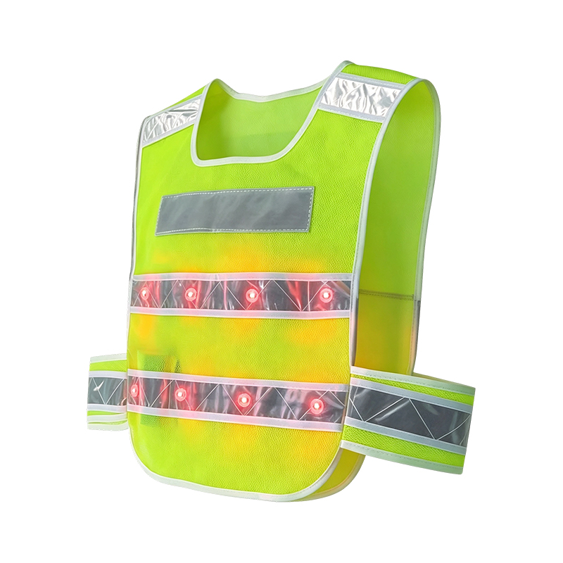 Aktiv beleuchtete LED-Reflektor-Sicherheitsweste