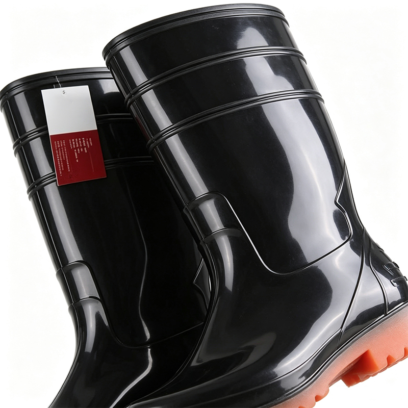 Chemikalienbeständige, spritzgegossene PVC-Regenstiefel